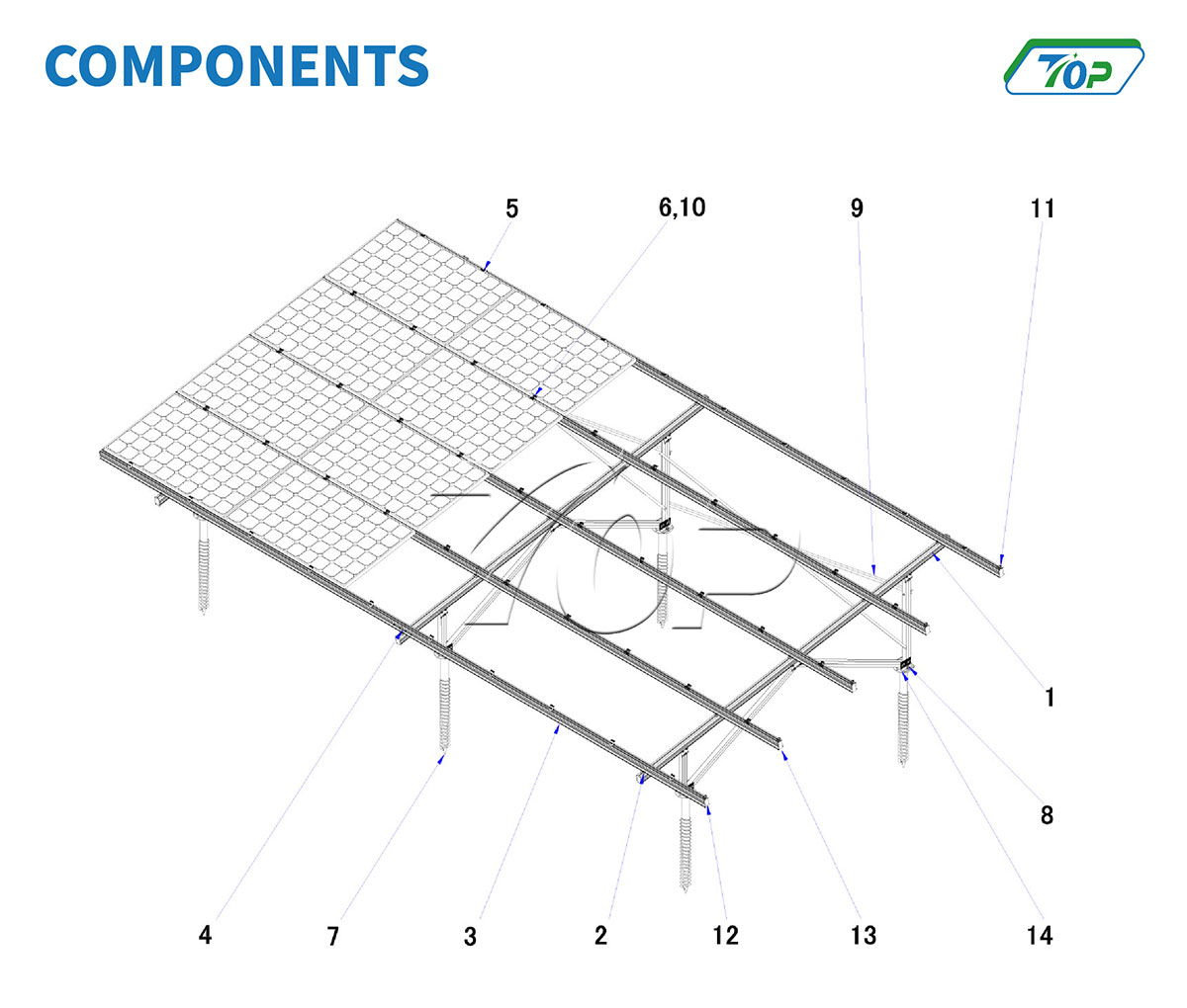 ground mount solar rack