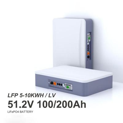 壁掛け 51.2V 100Ah LiFePO4 リチウム電力エネルギー蓄電池
        