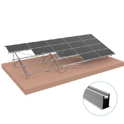 Aluminium Solar Ground W-Mounting System