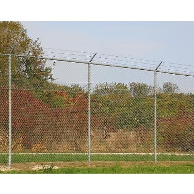 black chain link fence