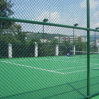 black chain link fence