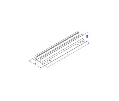 Mini rail kit for solar panel