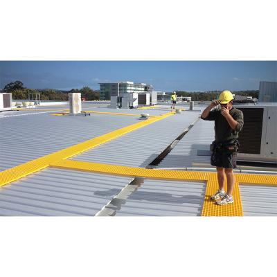 Non-slip walkway for solar panel installations