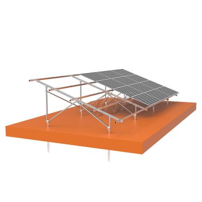 W-type ground solar racking